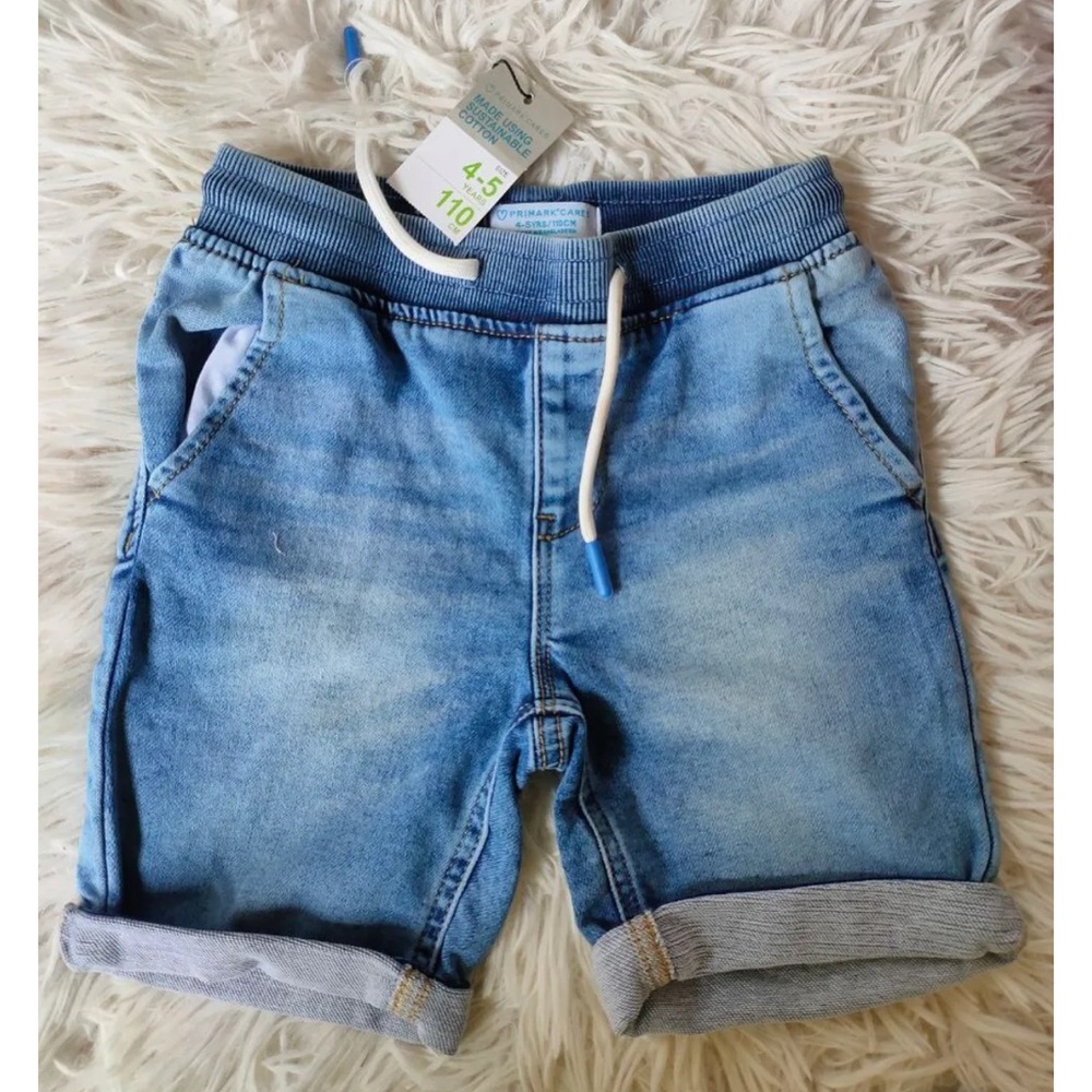 Primark size 4-5 year denim jean shorts